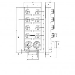 0931 DNC 301 LUMBERG AUTOMATION Conectores industriales circulares