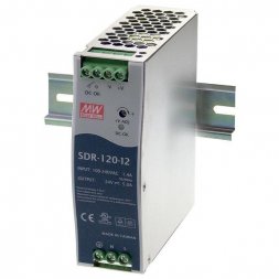SDR-120-12 MEANWELL DIN-sínre szerelhető AC/DC átalakítók