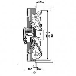 S3G500-AM06-H1 EBM-PAPST Ventilatori assiali CA