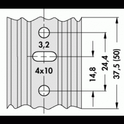 SK 09 37,5 SA-K FISCHER ELEKTRONIK Dissipateurs thermiques standards