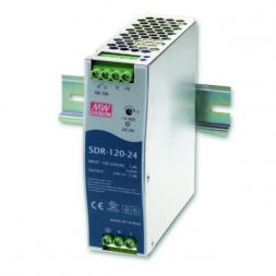 SDR-120-24 MEANWELL DIN-sínre szerelhető AC/DC átalakítók