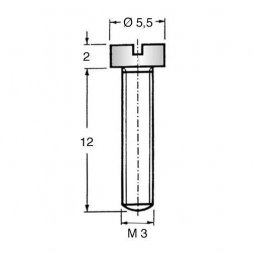 SKV30-12 (01.14.353) ETTINGER Vis en métal