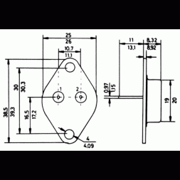 MJ 4035 VARIOUS Transistor Darlington NPN 16A/100V 150W TO3