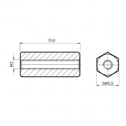 05.03.193 ETTINGER Metal Standoffs