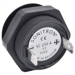 SC235AF2 BLACK SONITRON Piezoelectric Buzzer with Driver