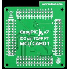 EasyPIC Fusion v7 Empty MCUcard1 100pin TQFP PT (MIKROE-1289) MIKROELEKTRONIKA Vývojové prostriedky
