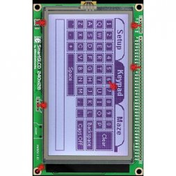SmartGLCD 240x128 Development System (MIKROE-762) MIKROELEKTRONIKA