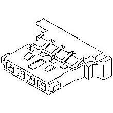 0511460600 (51146-0600) MOLEX Connecteurs pour circuits imprimés, fil à fil, carte à carte