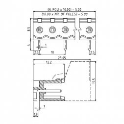 PV06-10-H EUROCLAMP Morsettiere plug-in