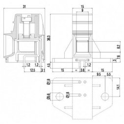 MVP351-15-V-KK EUROCLAMP Morsettiere per circuito stampato