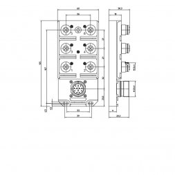 ASBS 6/LED 5-4 LUMBERG AUTOMATION Circular Industrial Connectors