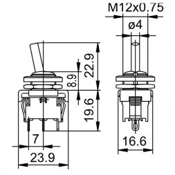 1823.6101 MARQUARDT Toggle Switches