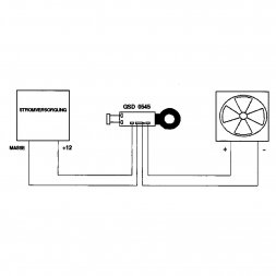 LFTR 104 VARIOUS Tepelný regulátor otáček ventilátoru 12V max4,8W