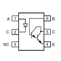 4 N 33 VISHAY SEMICONDUCTORS Accoppiatore ottico