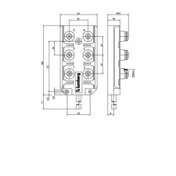 ASB 6 5-4-330/10 M LUMBERG AUTOMATION Conectori cu cablu