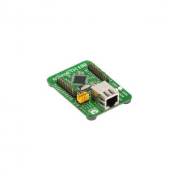 mikroETH 100 Board (MIKROE-605) MIKROELEKTRONIKA ENC624J600 - Interface, Ethernet Control Evaluation Board