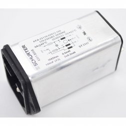 4301.8058 SCHURTER Sieťový napájací modul C14 na panel 6A, filter, M5