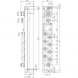 0970 PSL 651 LUMBERG AUTOMATION Industrie-Rund-Steckverbinder