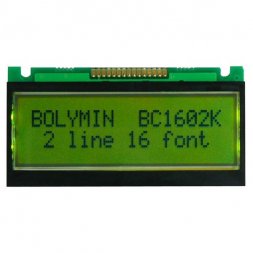 BC 1602K YPGEH BOLYMIN Pantallas LCD alfanuméricas, estándar