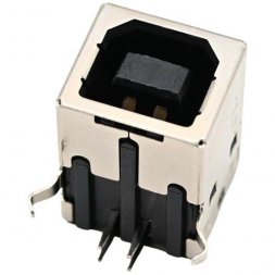984-21-604207 PINREX Connector USB-B F 4P THT Angled