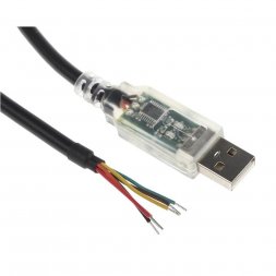 USB-RS232-WE-1800-BT_3.3 FTDI Cablu convertor USB/RS232 1,8m, POWER=3,3V