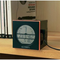 HygroCube_100 VOLTCRAFT Digitales Klima-Thermo-Hygrometer, -9,9 ... +70°C, 20 ... 90% relative Luftfeuchtigkeit, 80x80x80 mm