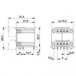 MCD 1,5/ 5-G1F-3,81 (1842940) PHOENIX CONTACT Conectores industriales rectangulares