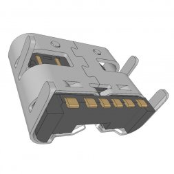 USB4125-GF-A GCT Konektory USB a Fire Wire (IEEE1394)