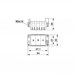 HC-M-B10-MFH-B (1182088) PHOENIX CONTACT Accessories for Industrial Connectors