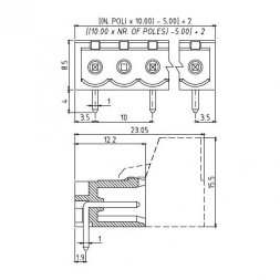 PV11-10-H-P EUROCLAMP Morsettiere plug-in