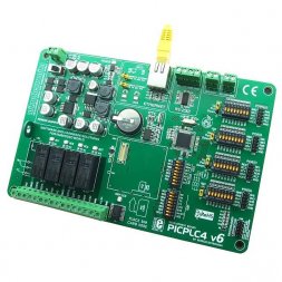 PICPLC4 v6 PLC System (MIKROE-466) MIKROELEKTRONIKA Development Board