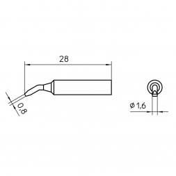 XNT AX (T0054486499) WELLER Soldering Tips