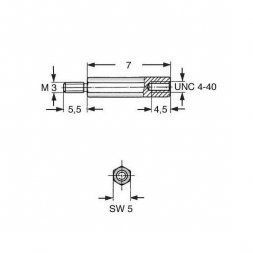 05.17.374 ETTINGER Metal Standoffs