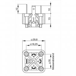 GSA-U 3075 SK HIRSCHMANN Conectores industriales rectangulares