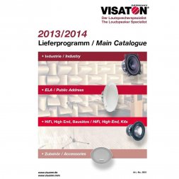 Main catalogue 2013/14 ENG/DE VISATON