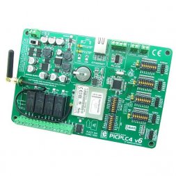 PICPLC4 v6 PLC System (MIKROE-466) MIKROELEKTRONIKA Entwicklungswerkzeuge