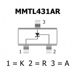 MMTL431AR DIOTEC Referencia áramkörök