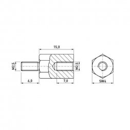 05.12.153 ETTINGER Metal Standoffs