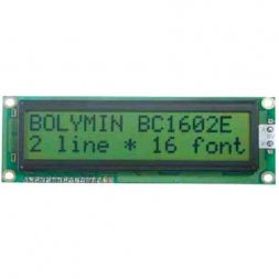 BC 1602E YPLEH BOLYMIN Displeje LCD znakové standardní