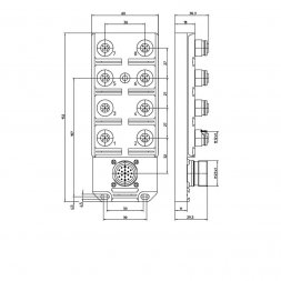 ASBSV 8 5 LUMBERG AUTOMATION Industrie-Rund-Steckverbinder