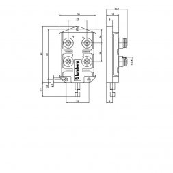 ASB 4 5-4-328/5 M LUMBERG AUTOMATION Przemysłowe zestawy kablowe