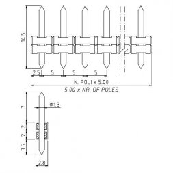 PVSD02-5 EUROCLAMP Morsettiere plug-in