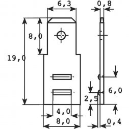 38402SBS.80 VOGT Quick Connect Terminals