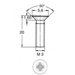 SKZK30-20 (01.12.373) ETTINGER Metal Screws