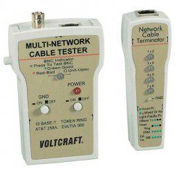 CT-1 VOLTCRAFT Tester LAN, Tester per cavi FTP