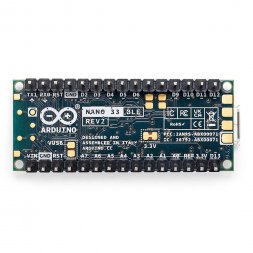 Arduino Nano 33 BLE Rev2 with Headers (ABX00072) ARDUINO Module with Bluetooth 5.0 LE + 9-axis IMU, 45 x 18 mm, with Headers