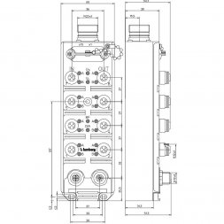0970 PSL 123 LUMBERG AUTOMATION Industrie-Rund-Steckverbinder