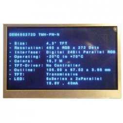 DEM480272DTMH-PW-N DISPLAY ELEKTRONIK