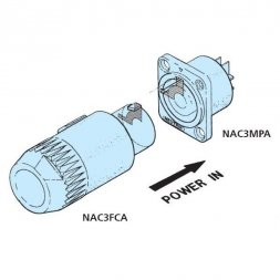 NAC3FCA NEUTRIK Conectori de alimentare electrică