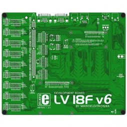 LV18F v6 Development System (MIKROE-453) MIKROELEKTRONIKA For PIC18FxxJxx